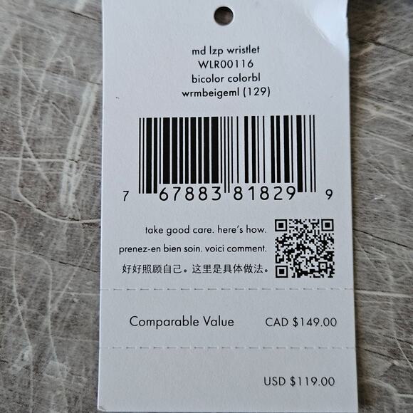 Kate Spade New York Staci Beige Black Leather L Zip Wristlet w Strap Size M EUC - Picture 3 of 10